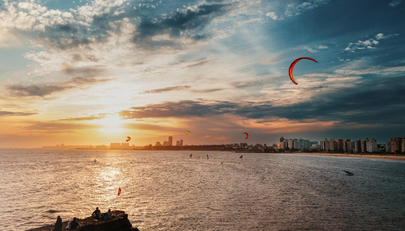 foto de la rambla de Montevideo