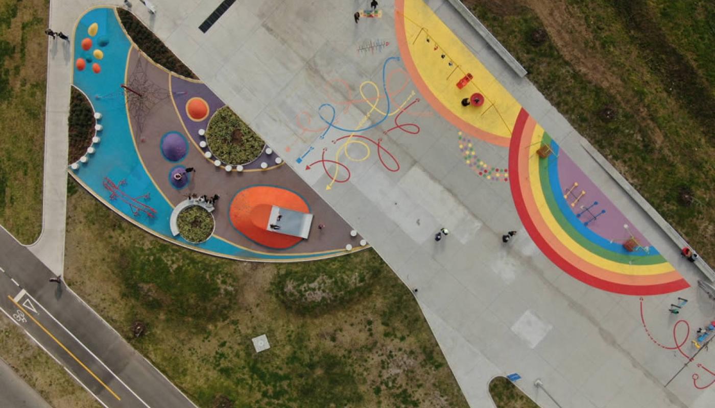 Foto aérea parque idea Vilariño