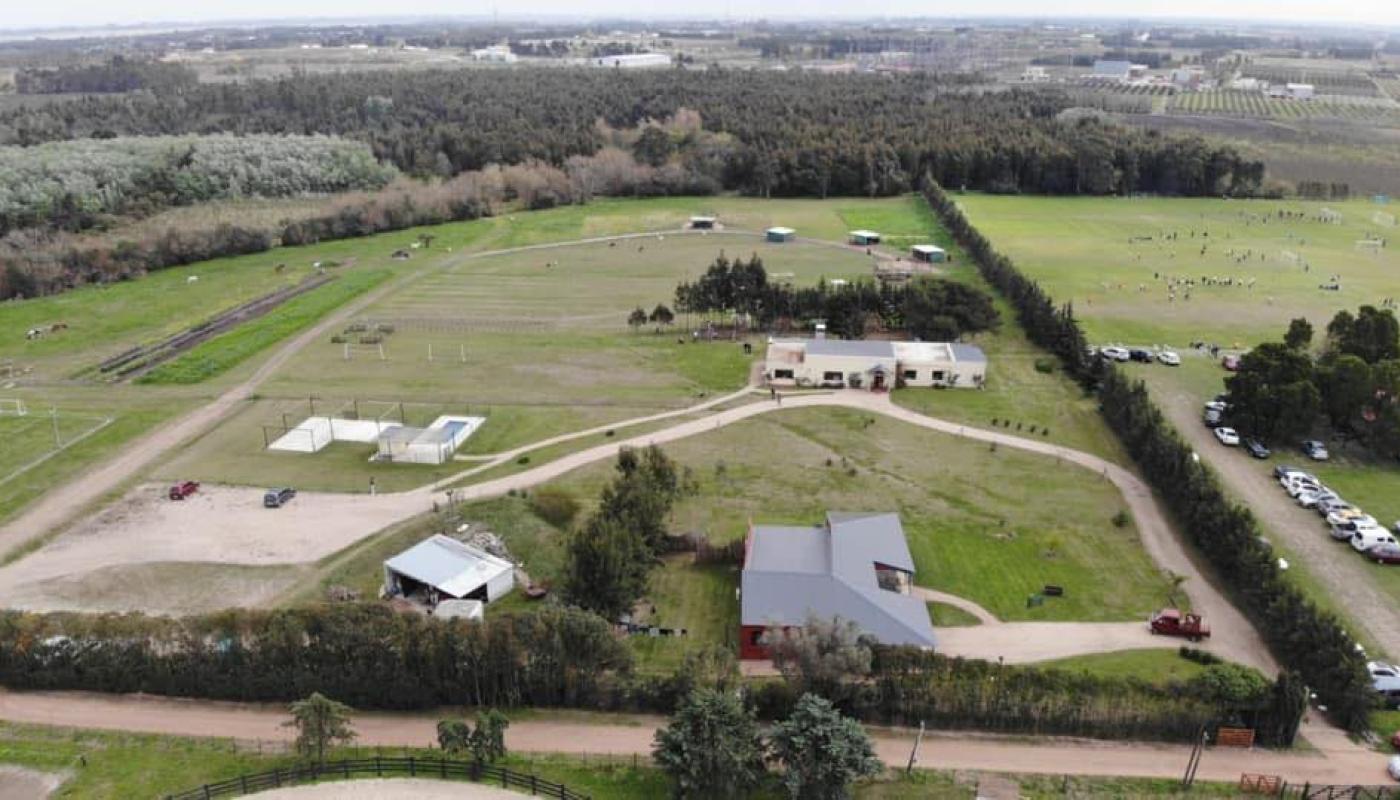 Foto aérea de la chacra 