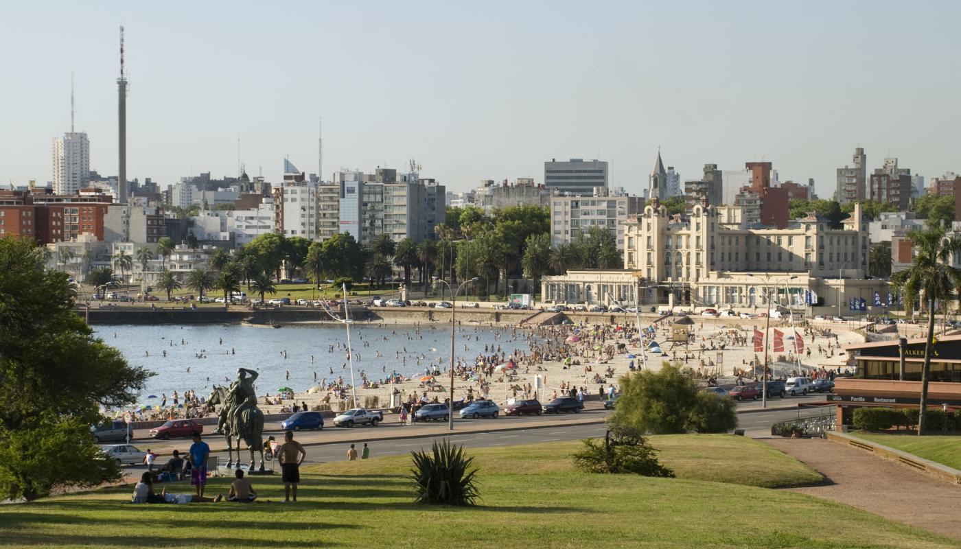Foto de la Playa Ramirez en verano 