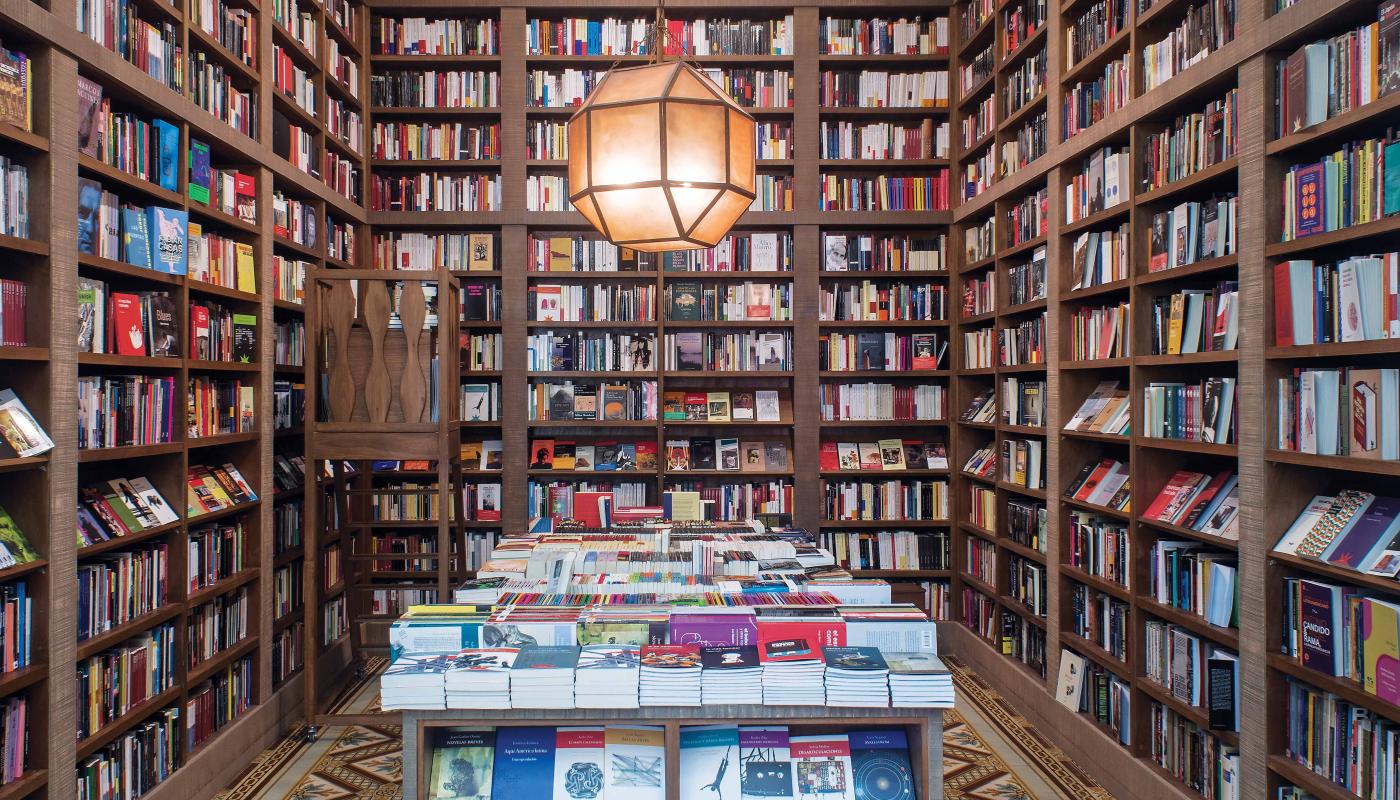 Foto del interior de la libreria 