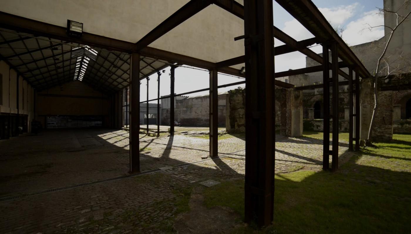 Foto del patio del Museo Mumi donde se desarrollará la actividad 