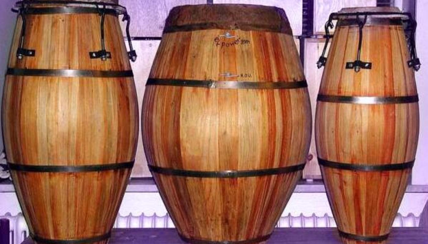 Tres tipos de tambores 
