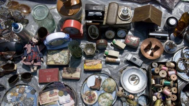 Foto de elementos antiguos que podemos encontrar en la feria