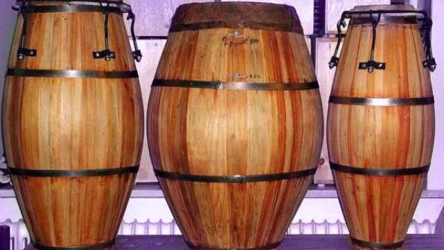 Tres tipos de tambores