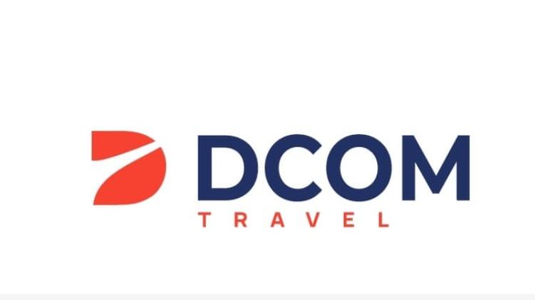 letras en azul y rojo que representa logo de la agencia 